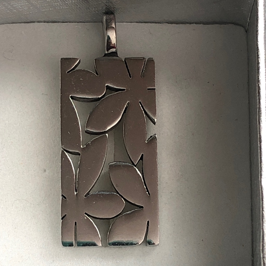 Forget Me Not Surgical Stainless Steel Pendant